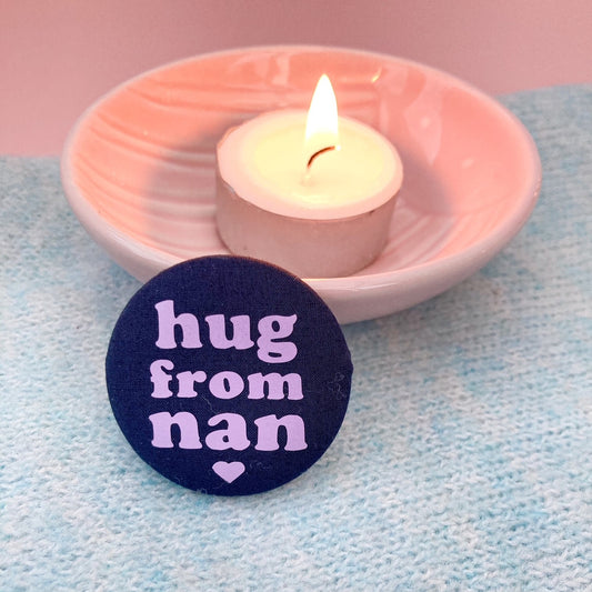 Hug from Nan Pin - Navy & Lilac with pouch