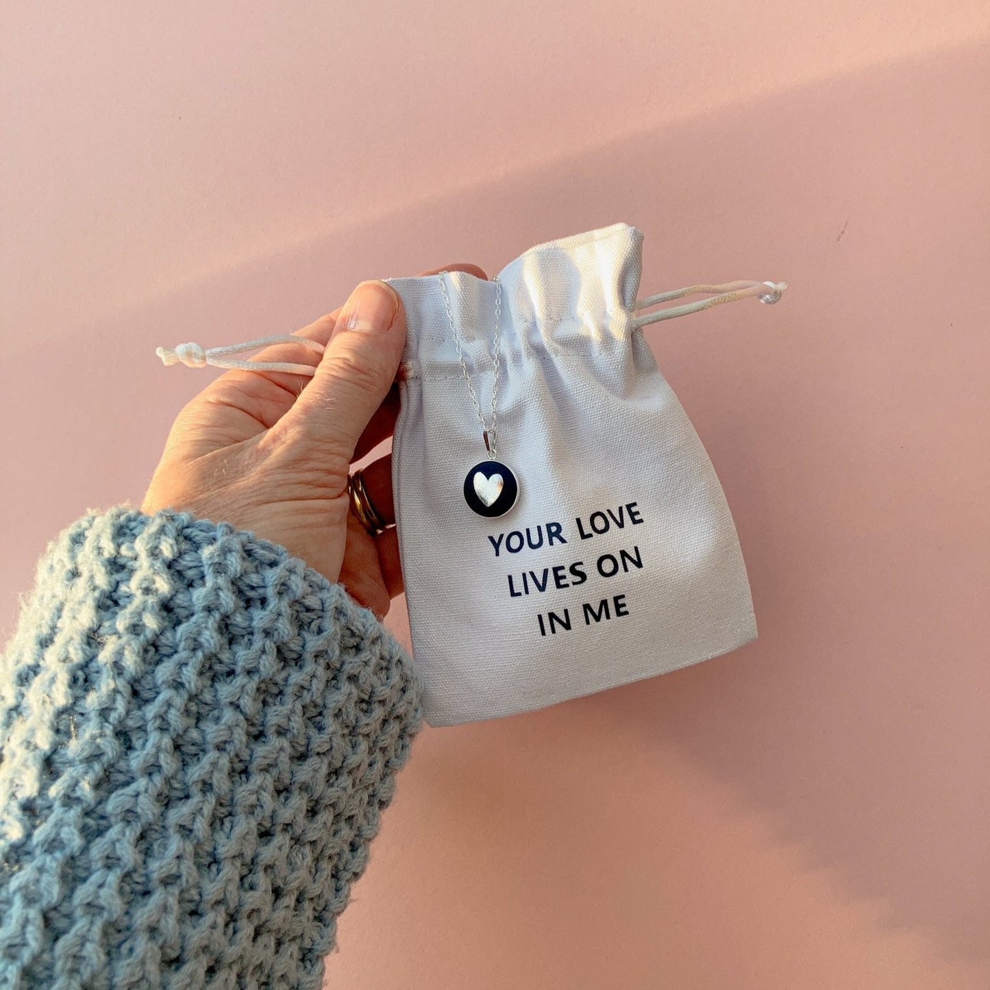 Memories Necklace - Your Love Lives On In Me