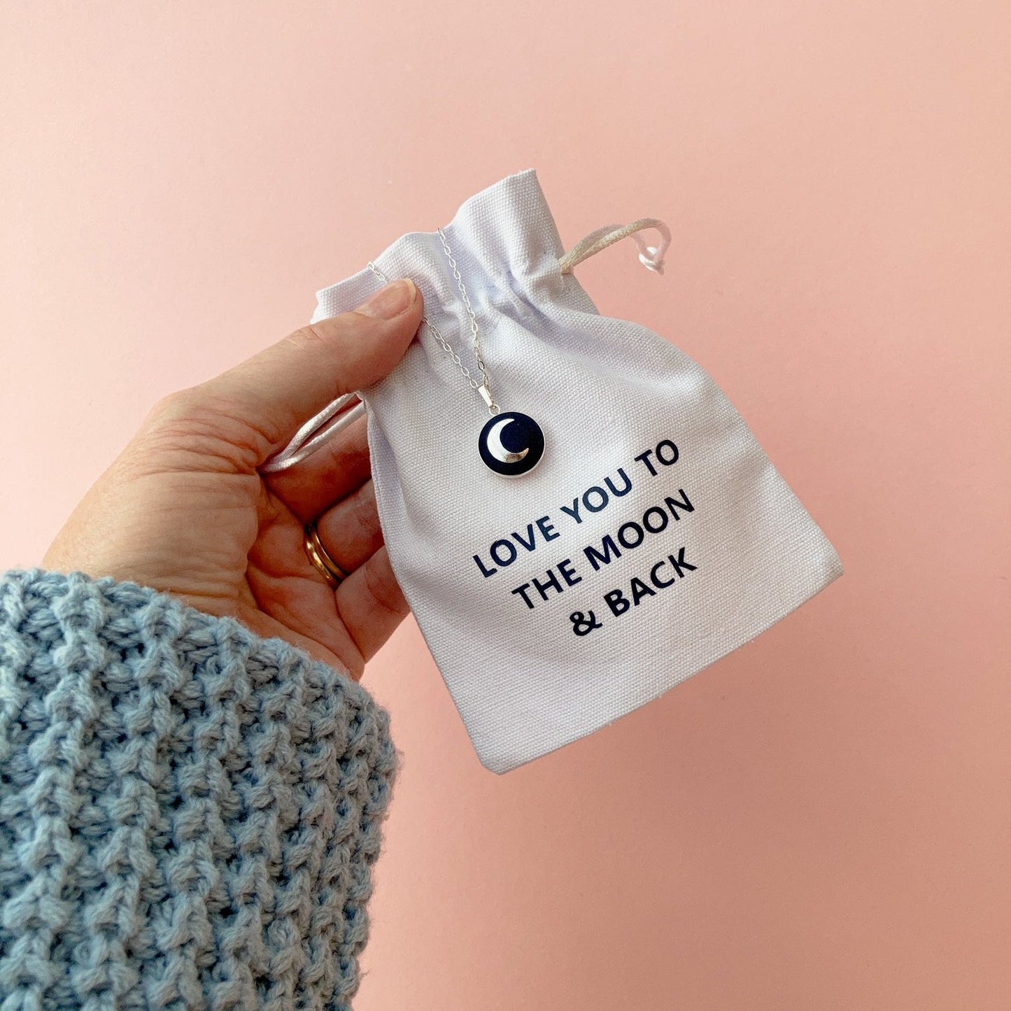 Memories Necklace - Love You To The Moon & Back