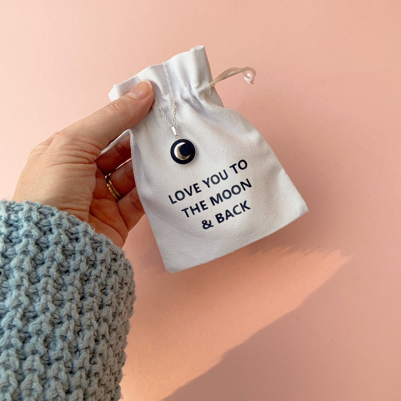 Memories Necklace - Love You To The Moon & Back