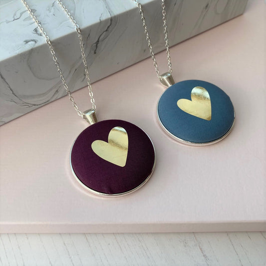 Kate Midi - Gold Heart Necklace & Various Colours