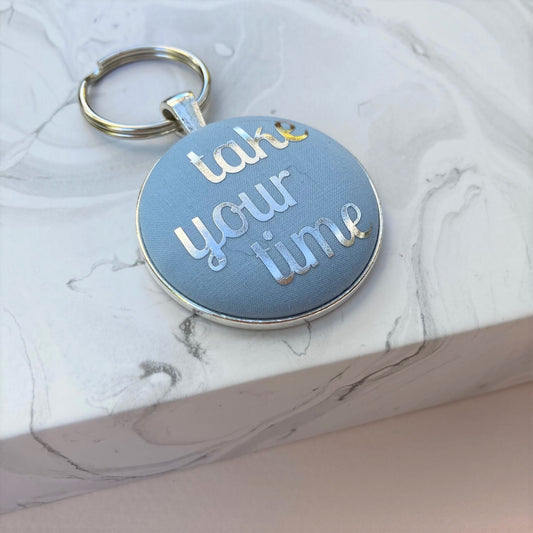 Kind Keyring - Take Your Time in various colours
