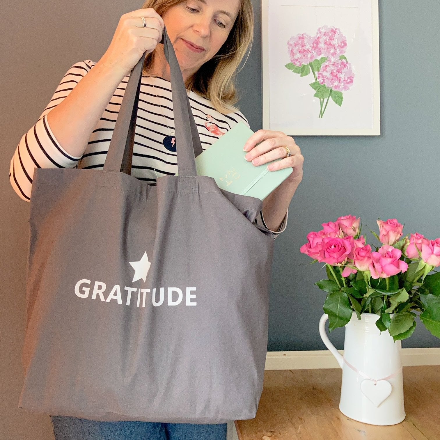 Gratitude tote bag