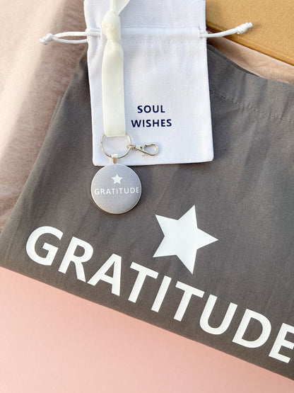 Gratitude Gift Bundle - Tote Bag & Keyring