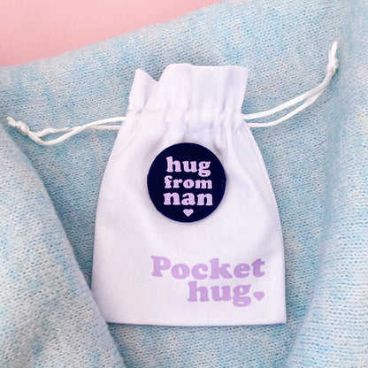 Hug from Nan Pin - Navy & Lilac with pouch