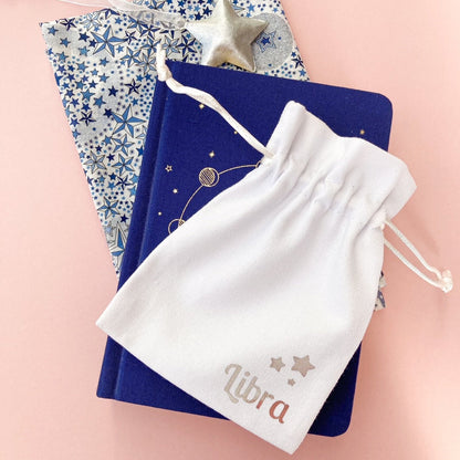 Libra star sign pouch