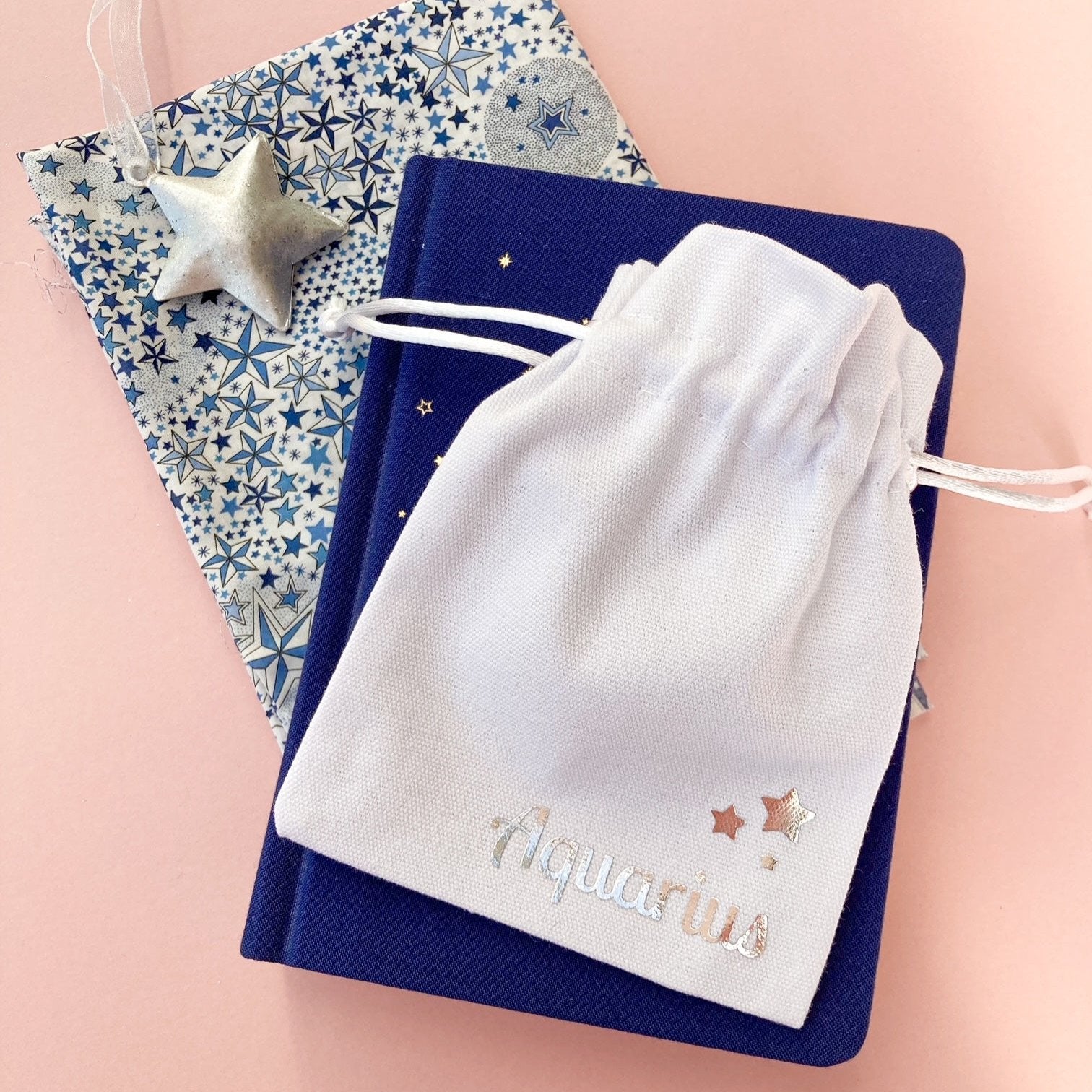 Aquarius star sign pouch