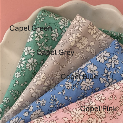 Liberty capel fabric swatches and names