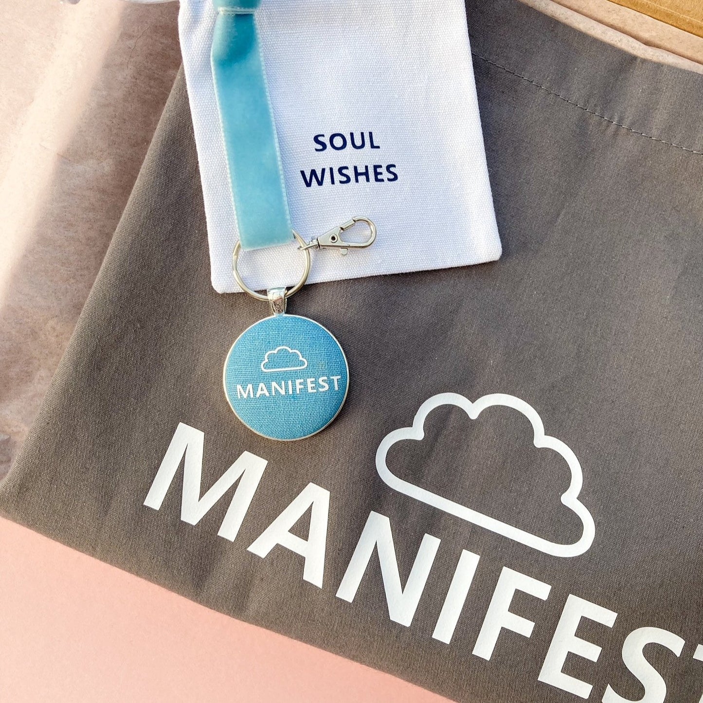 Manifest Gift Bundle with tote bag and keyring