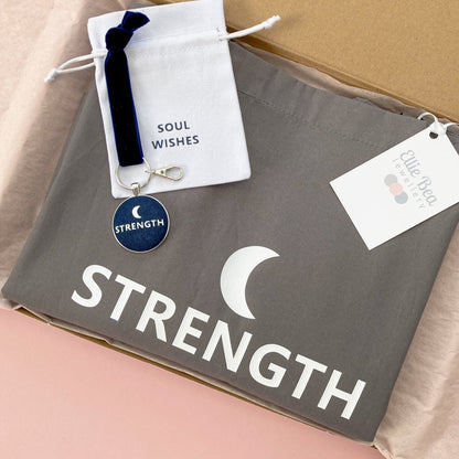 Strength Gift bundle with tote and keyring