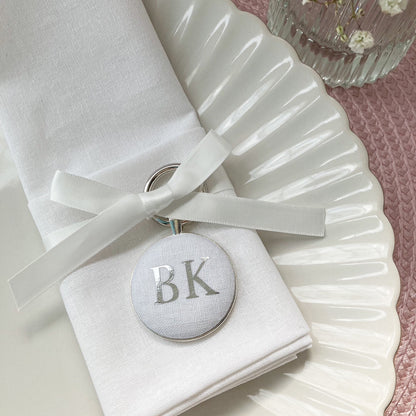 White wedding place setting - for colour option only