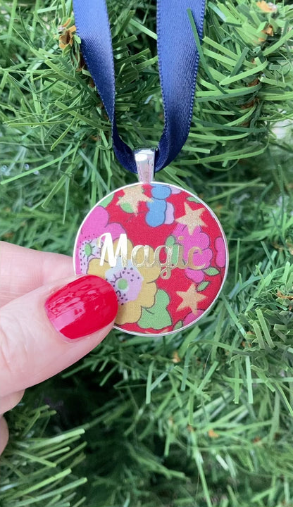 Magic Christmas Keepsake - Red with Gold Stars