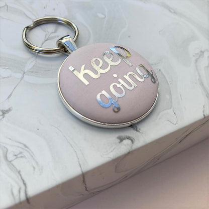 Kind Keyring - Keep Going in various colours