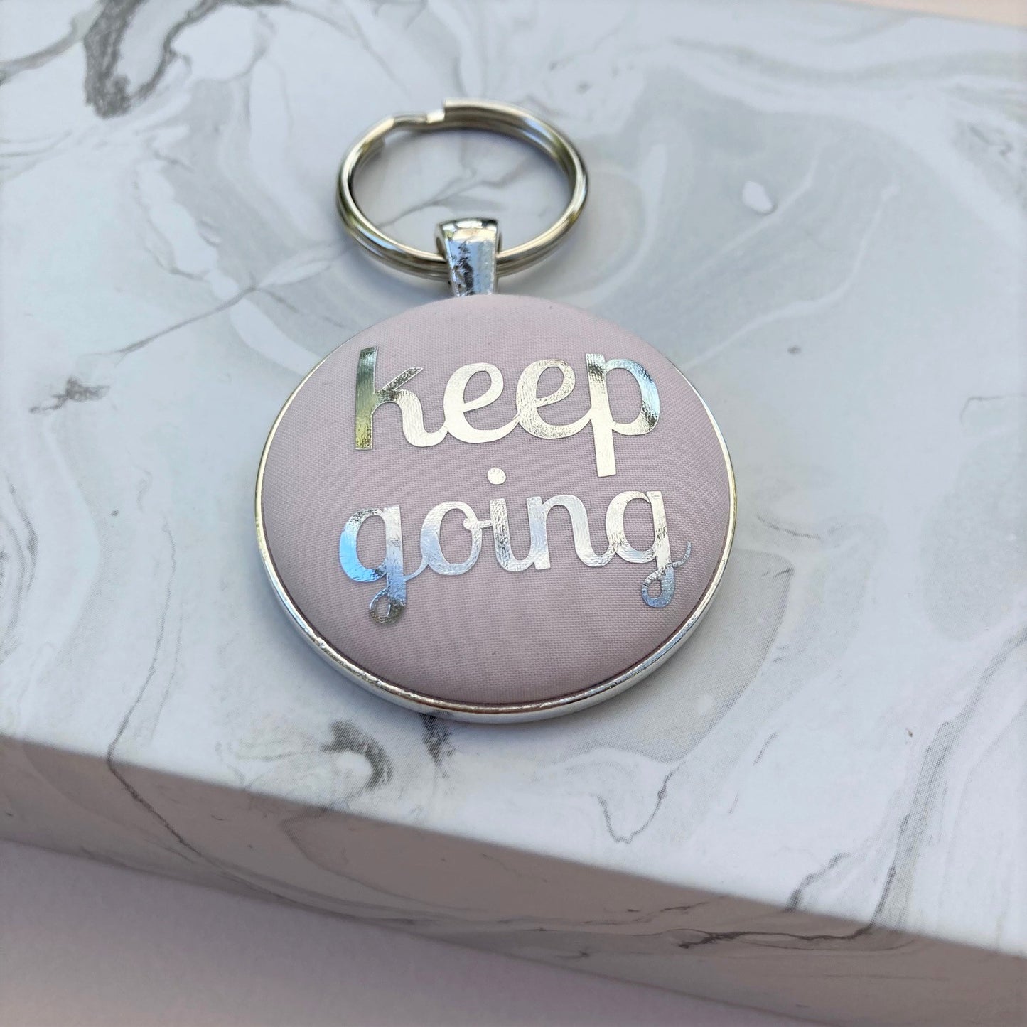 Kind Keyring - Keep Going in various colours